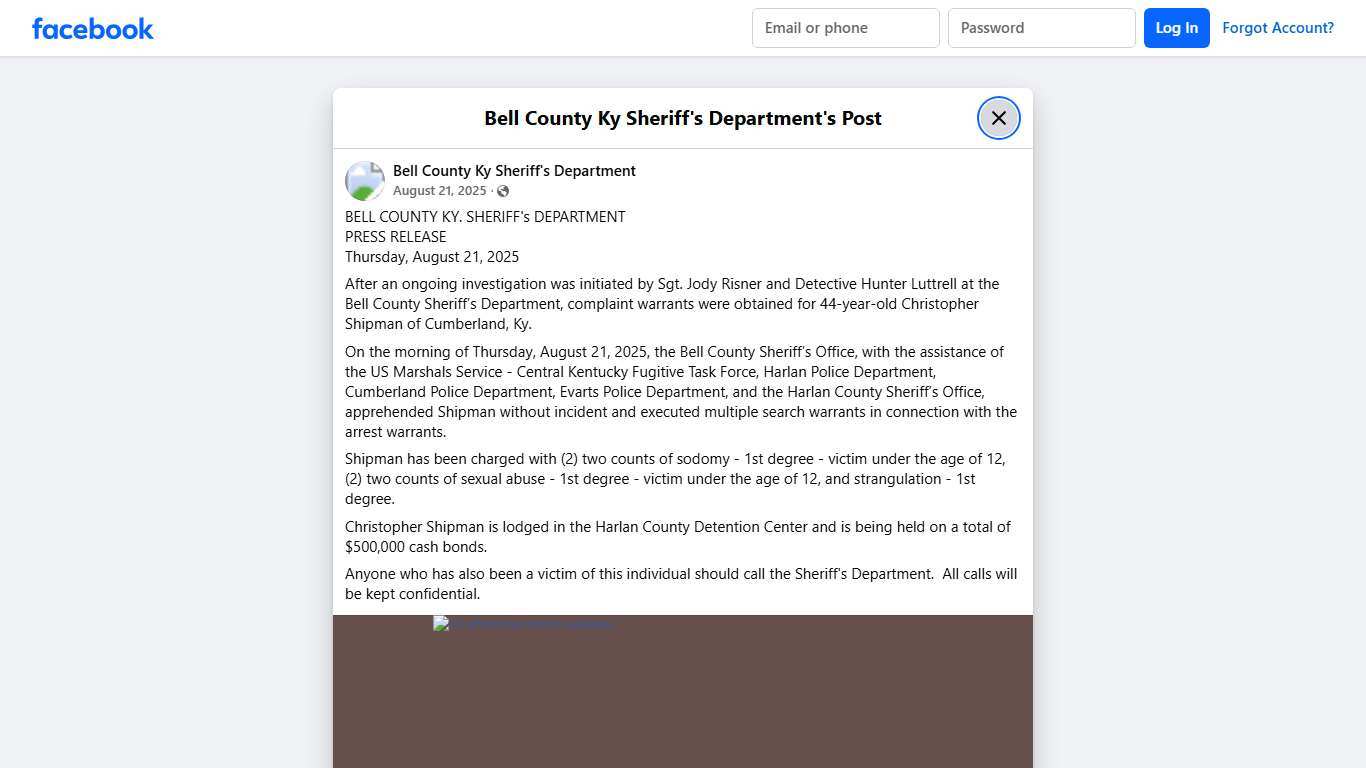 BELL COUNTY KY.... - Bell County Ky Sheriff's Department Facebook